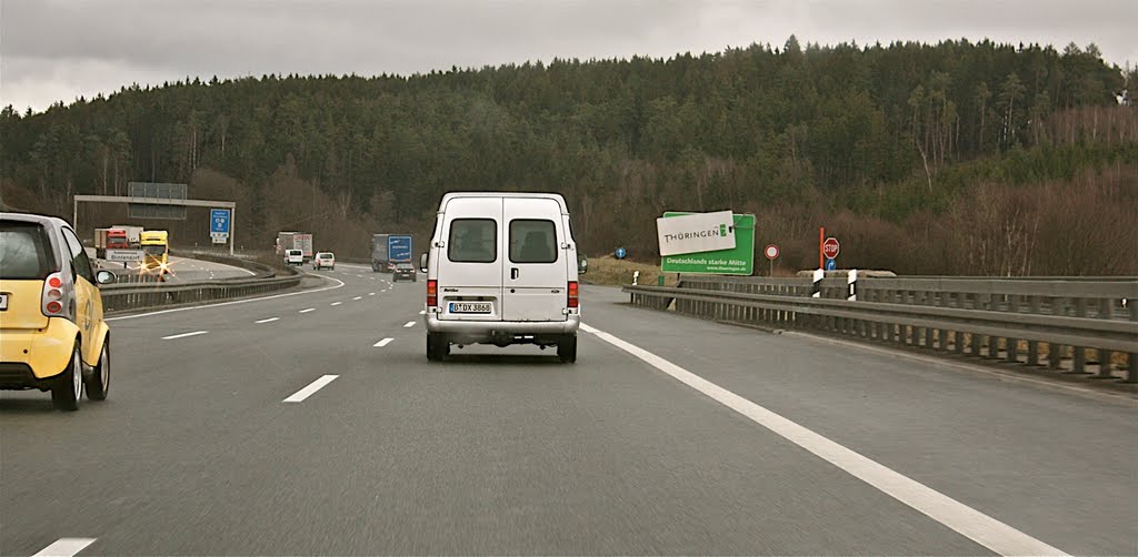 A9 Saalebruecke Bayern-Thueringen by Schleudersitzer