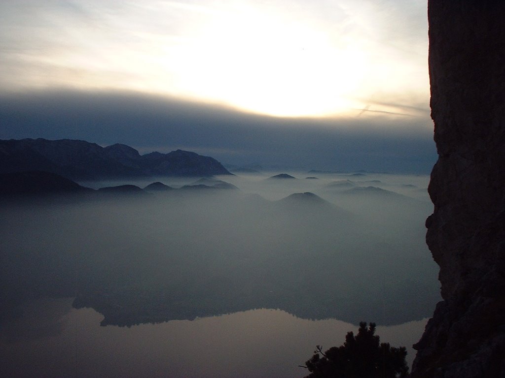 Traunstein Aufstieg mit Blick Richtung Westen by Virtu-Al