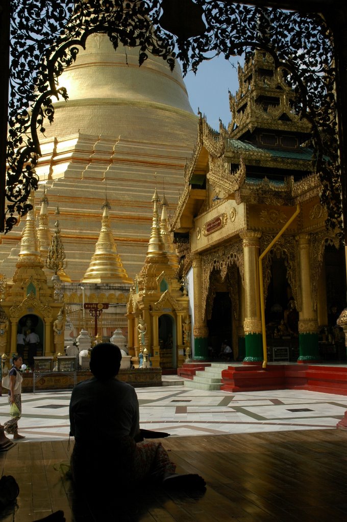 Shwedagon Paya, Yangon, Myanmar by Andrew Kaplanovsky