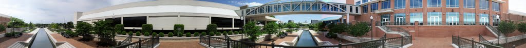 Canal 360 from Embassy Suites and Von Braun Center Bridge by Otteroo