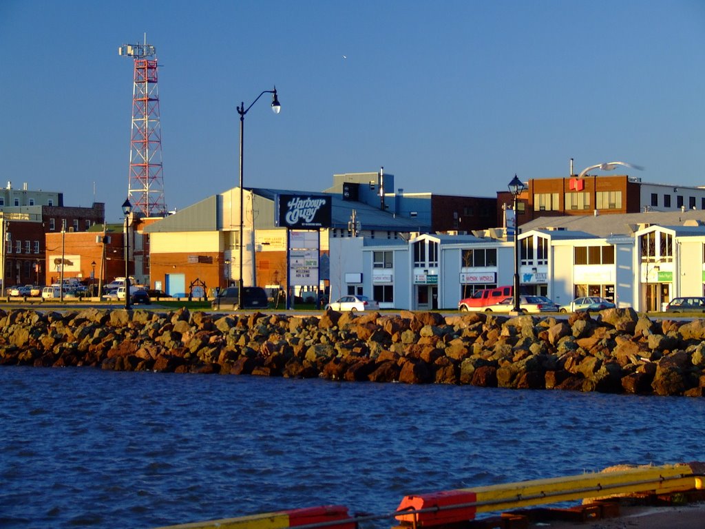 Looking north from the Summerside waterfront by John Bentley