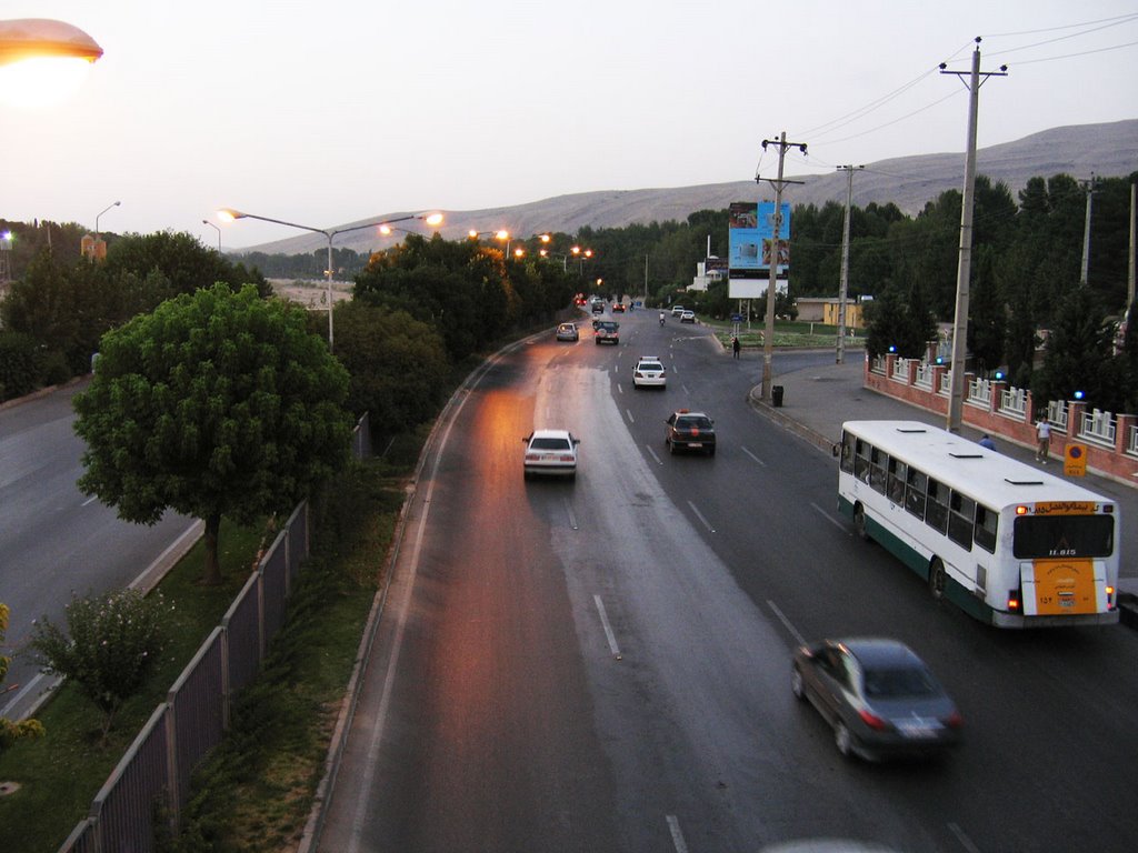 Chamran Blvd Near Fadak Restaurant by bonyan Zolghadri