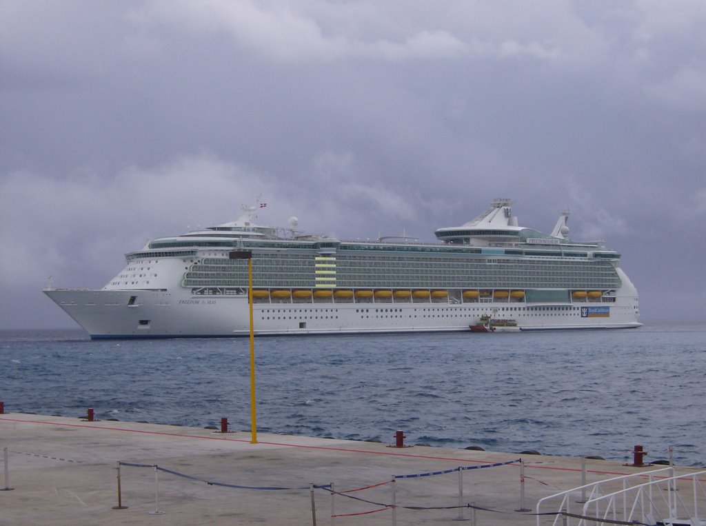 Freedom of the Seas from Cozumel by inganeer