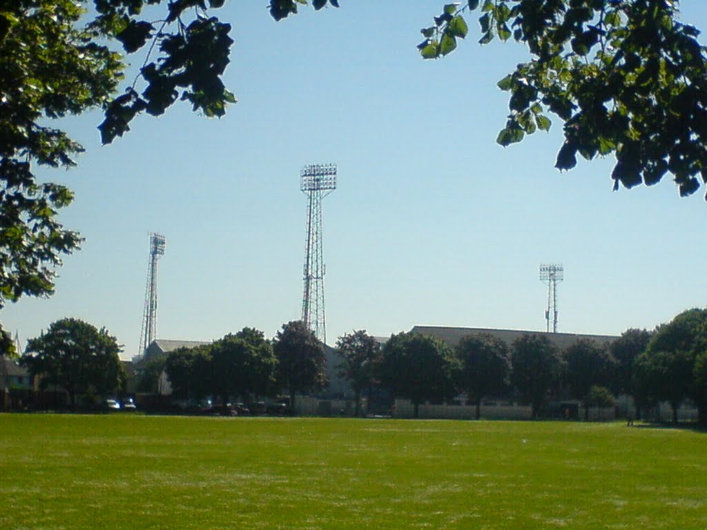 Ninian Park Floodlights by czed36