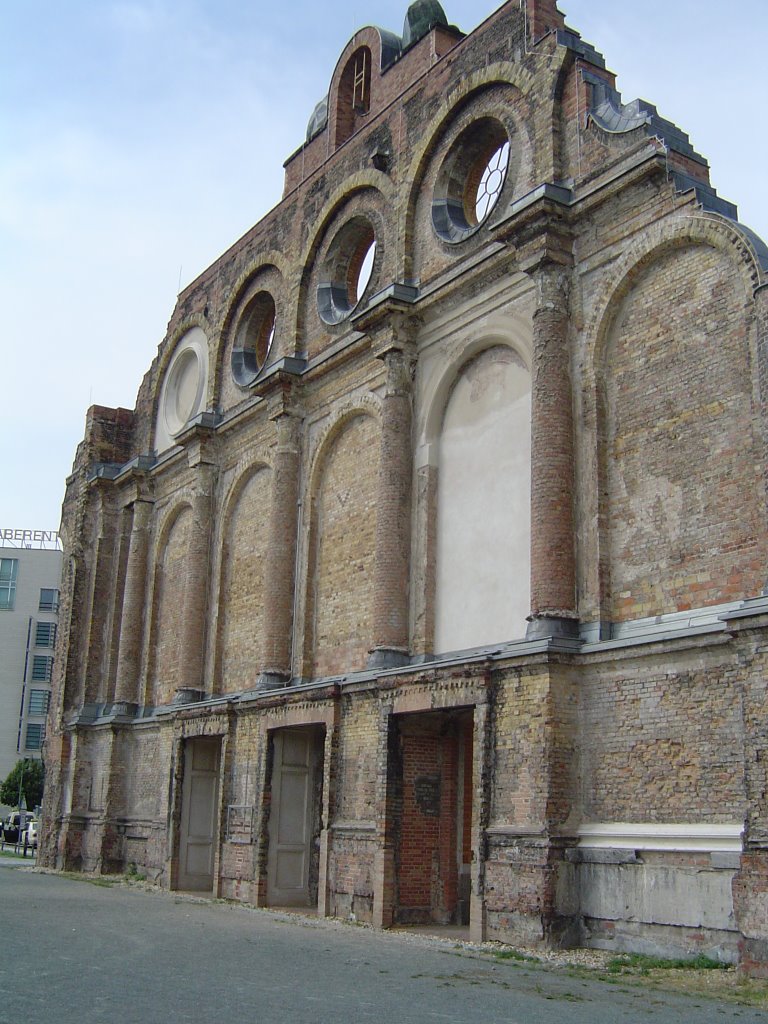 Portalruine Anhalter Bahnhof, Rückseite by cedinioBLN