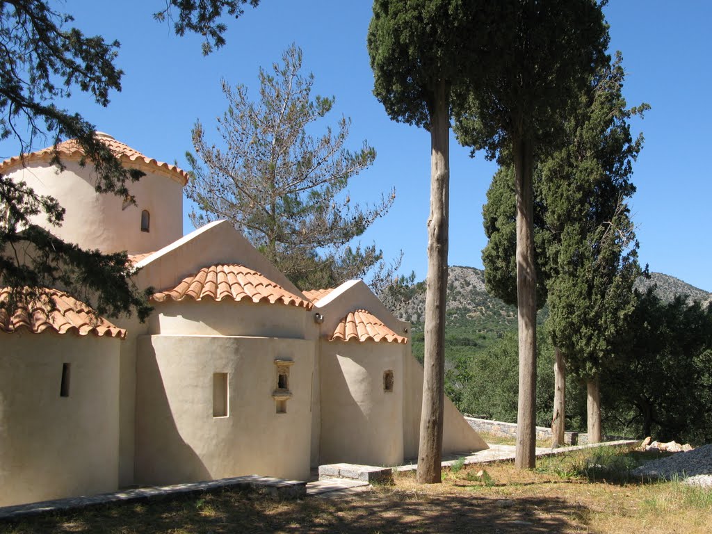 Renovated Byzantine church, Panagia Kera. Kritsa, Crete by Helvi H.