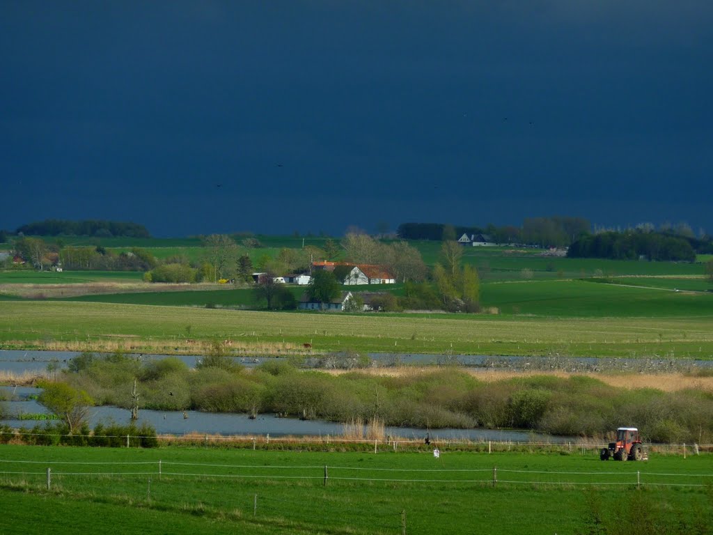 View across the birdsanctuary at Holløse Bredning by thor☼odin™