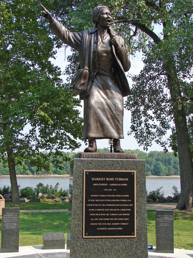 Harriet Ross Tubman Statue, Waterfront Park, Bristol, PA by walmond217