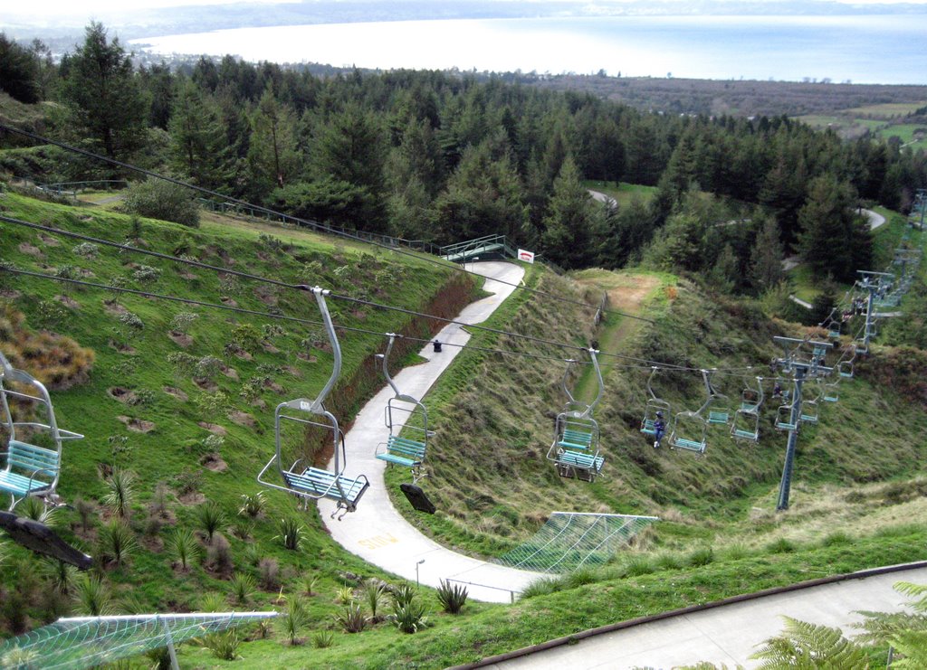 Luge track near Rotorua by Jason Casebolt