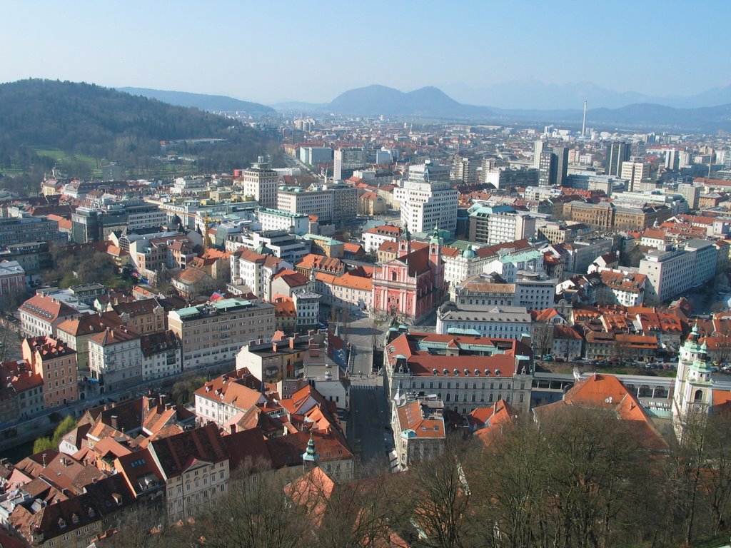 Ljubljana panorama by Zrinka Jerkovic