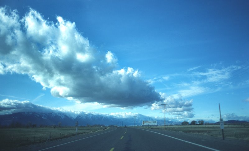 Gardnerville Highway less blue by Joe Gattuso