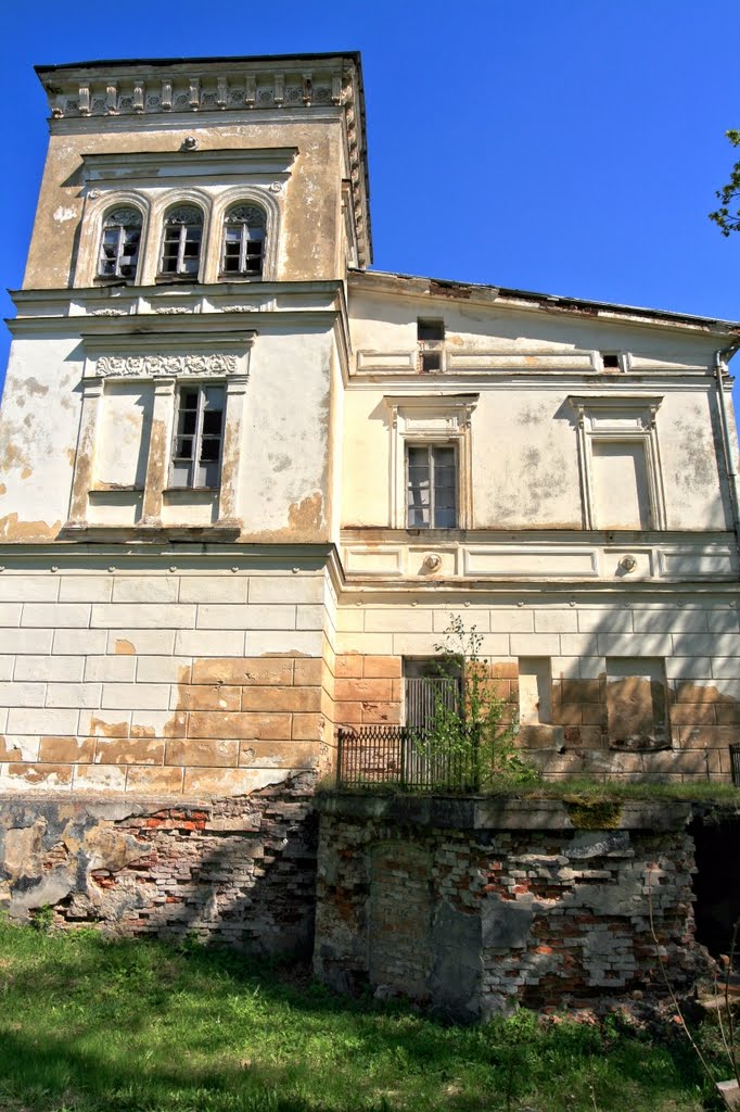 Burba palace (XIX c.) tower - "belvedere" by Egidijus