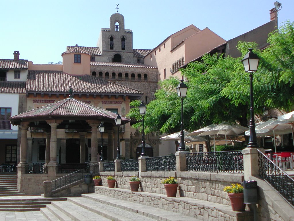 At the "spanish village", Montjuic by nikos skantzos