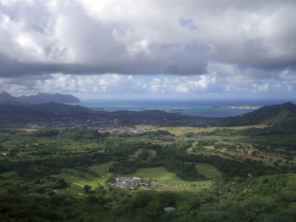 Windward Oahu-Pali Lookout by kokodoc