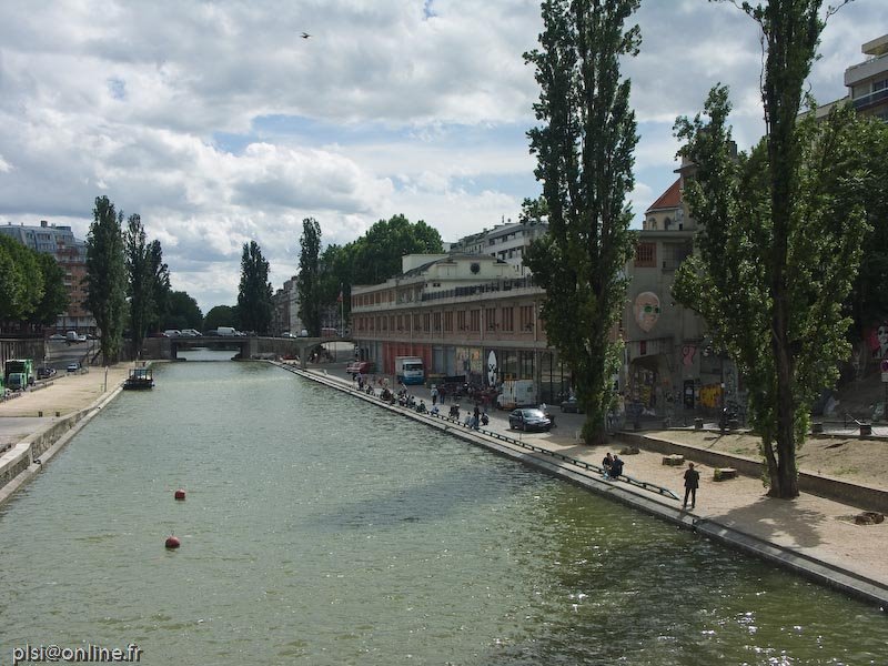 Canal St-Martin - Quai de Valmy Paris by plsi