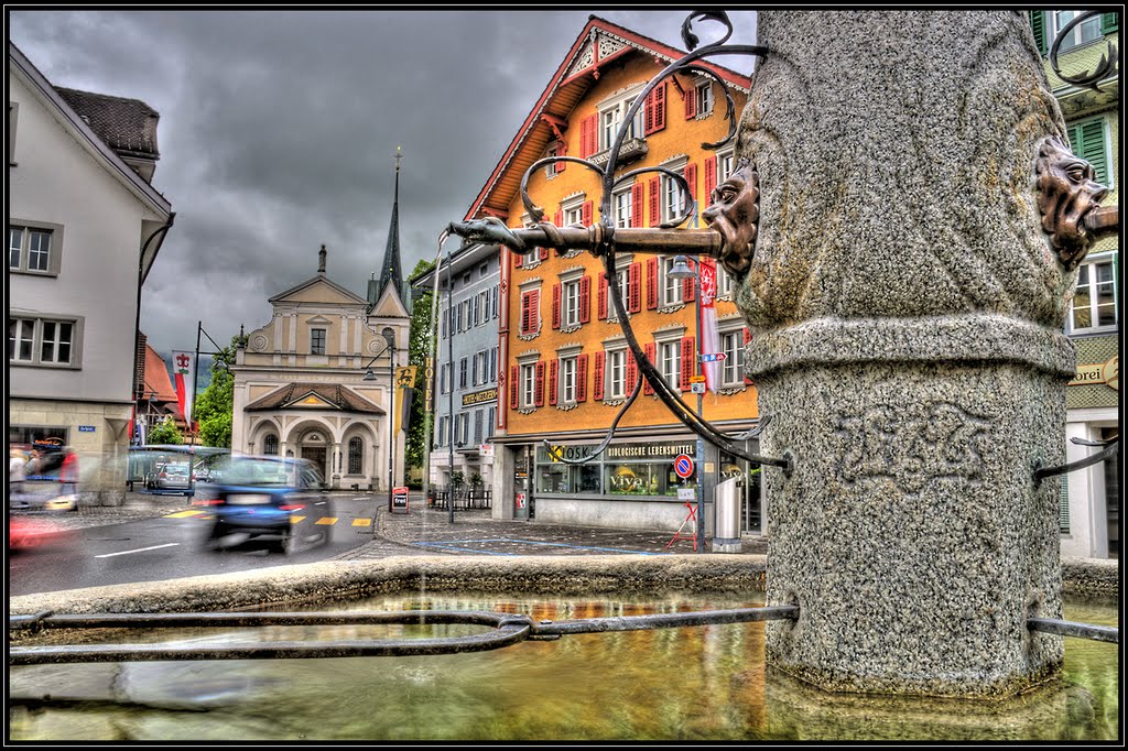 Dorfplatz Sarnen by Martin Kristiansen