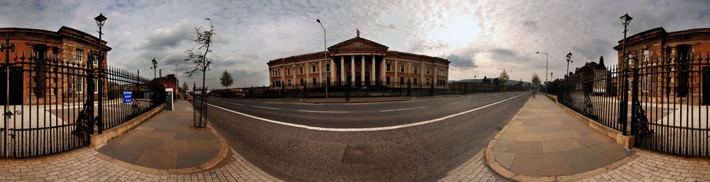 Old Court House in Crumlin Road by Marek Koszorek www.wild-art.eu