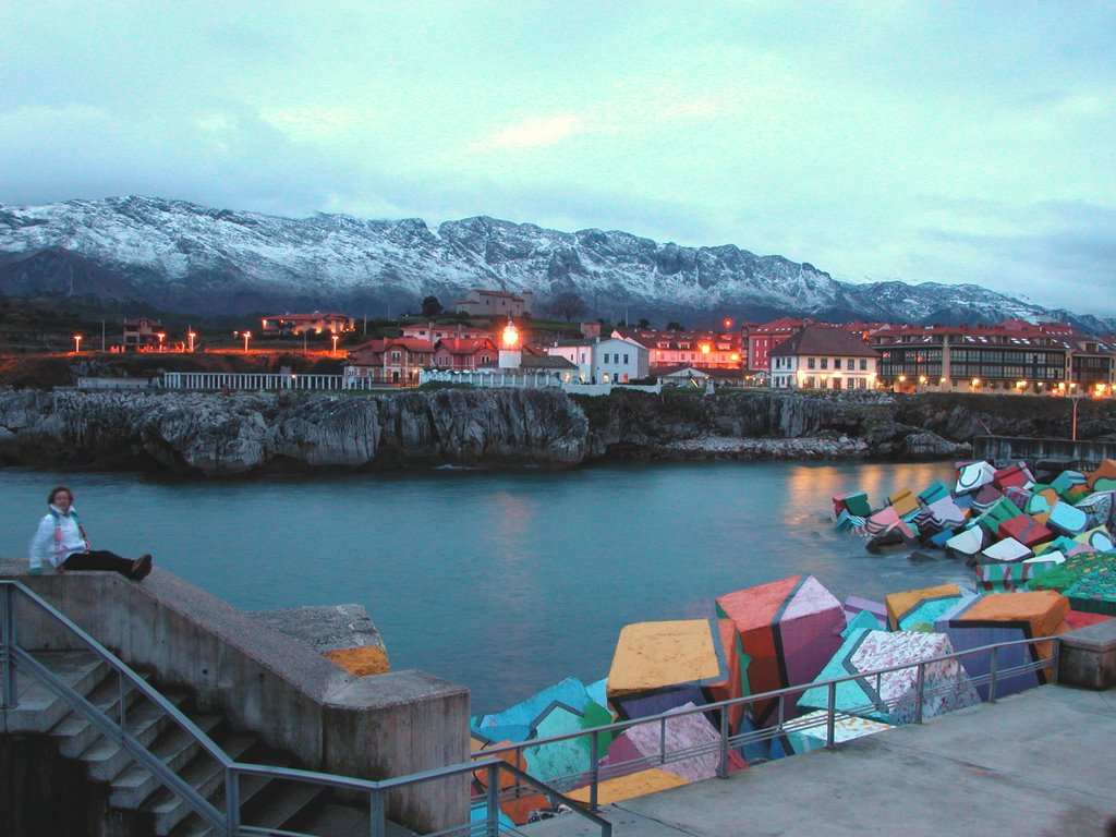 Llanes con Nieve en el Cuera by txiflo