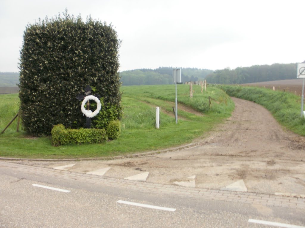 Harles heeft langs iedere veldweg naar het Vijlerbos Kruisen staan. 14 Mei 2010 by Gerold Vluggen