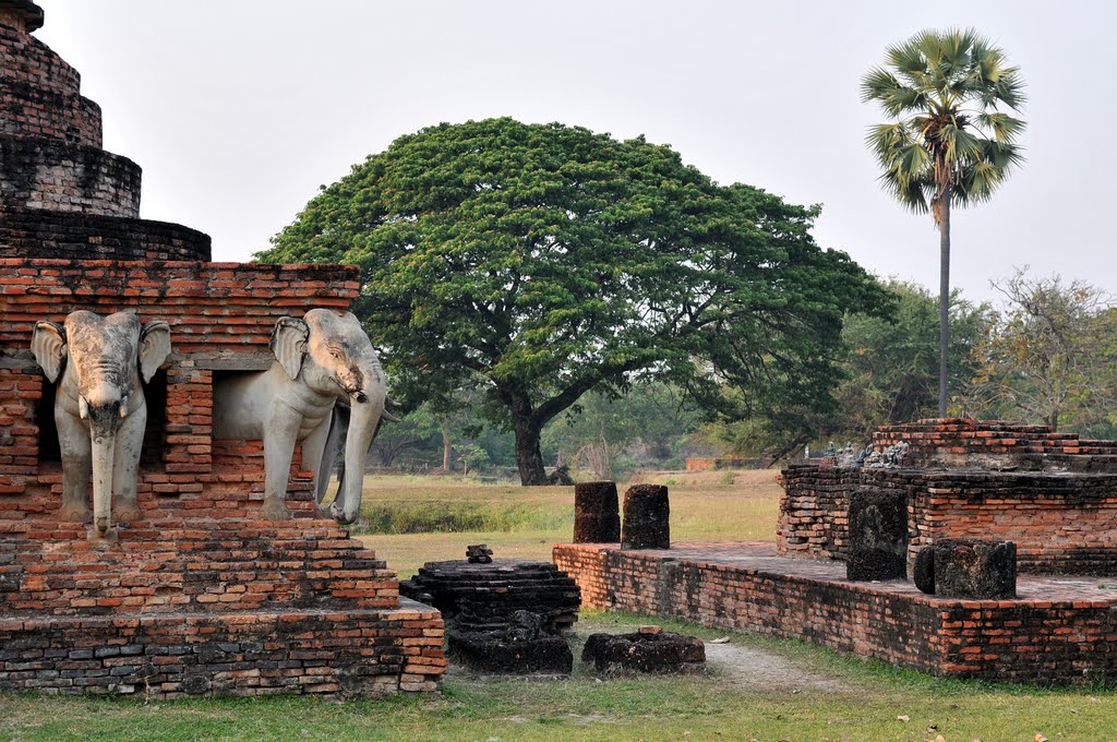 Thailand - Sukhothai - Wat Mahathat by © Sonny☼