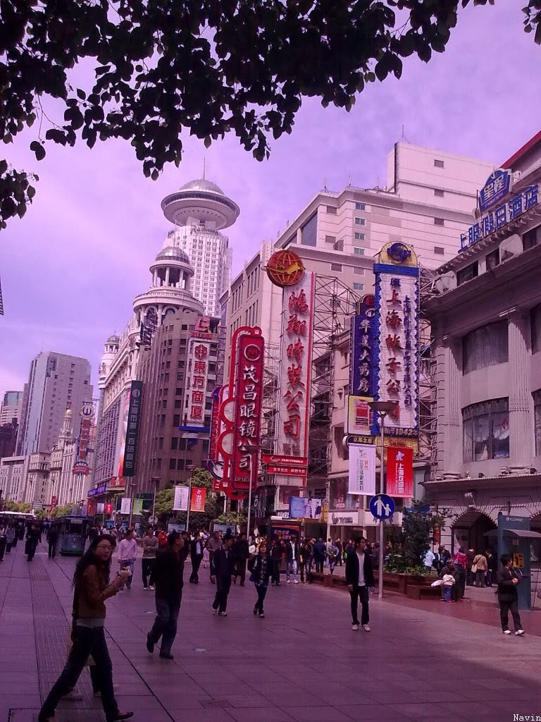 Walking street at 8 AM by Navin Bhatt