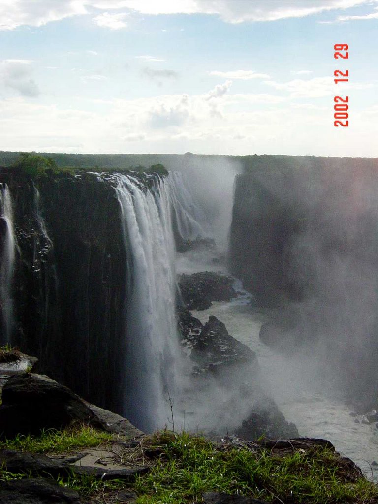 On the edge, Zambia 2002 by Kjell-Ove Hager