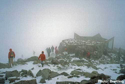 ;-) JOTUNHEIMEN: Galdhøpiggen top (2469 m), 360° white • 07-1988 by hartmut.breitling