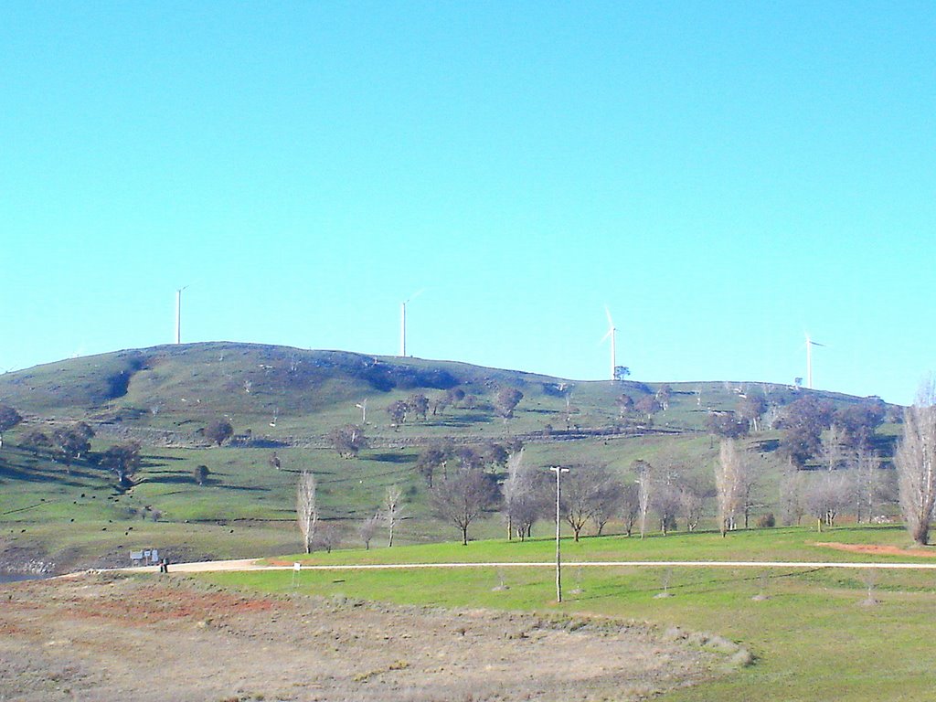 Wind Farm near Carcoar NSW. by James (Jimbob) Peat.