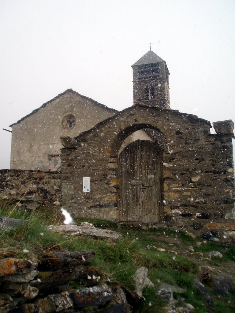 Église de Maljasset sous les flocons by franck.rip