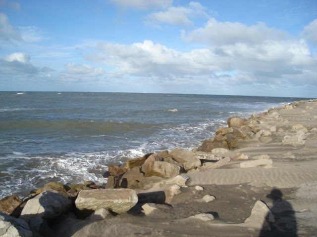 Frio y picado el mar en la costanera de Mar Chiquita (jfe) by jfe