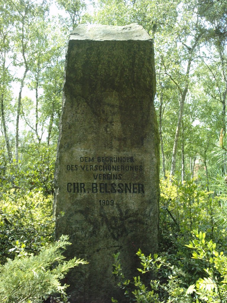 Schmölln, Lohsenwald, Denkmal "Bellsner Höhe" by scheffel.mario