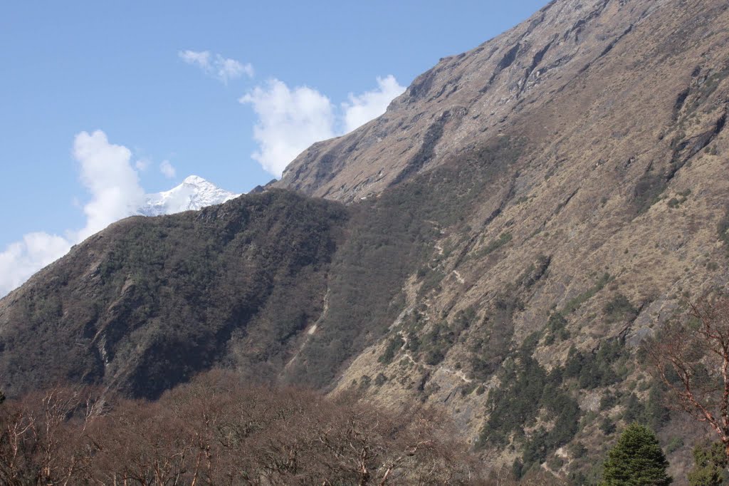 Dudh Koshi Nadi river valley by Sergey Ilyukhin