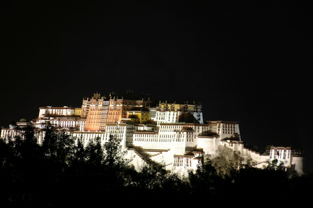 Potala Palace - Lhasa by Geza Barta