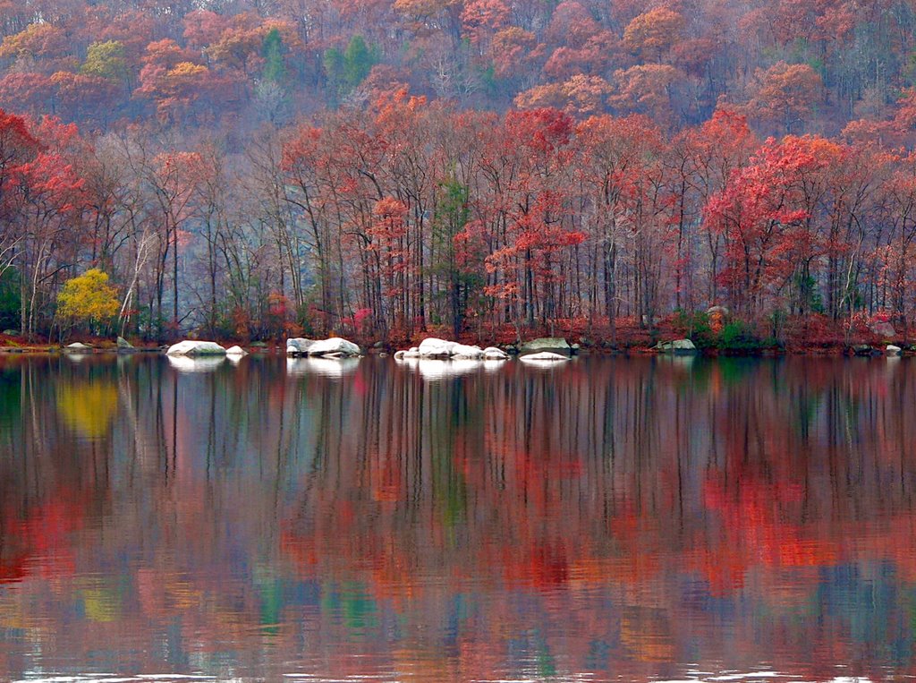 Candlewood Lake in the Fall JP by Jeff Pranger