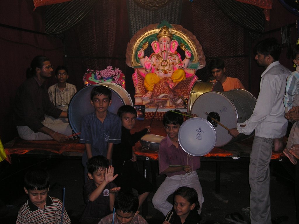 Ganesh Festivals in Streets - Sitaram nagar by Dinesh Suthar