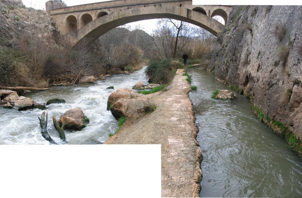 Azud y Puente La Olmeda 26-feb-2008 by perezmartin40