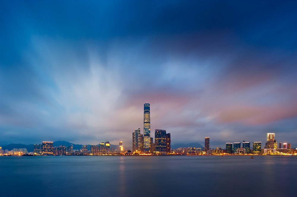 West Kowloon skyline by coolbiere