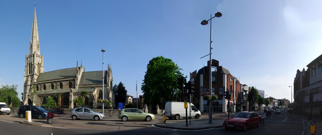 Panoramic of Ealing Broadway by Christopher de Araujo Smart