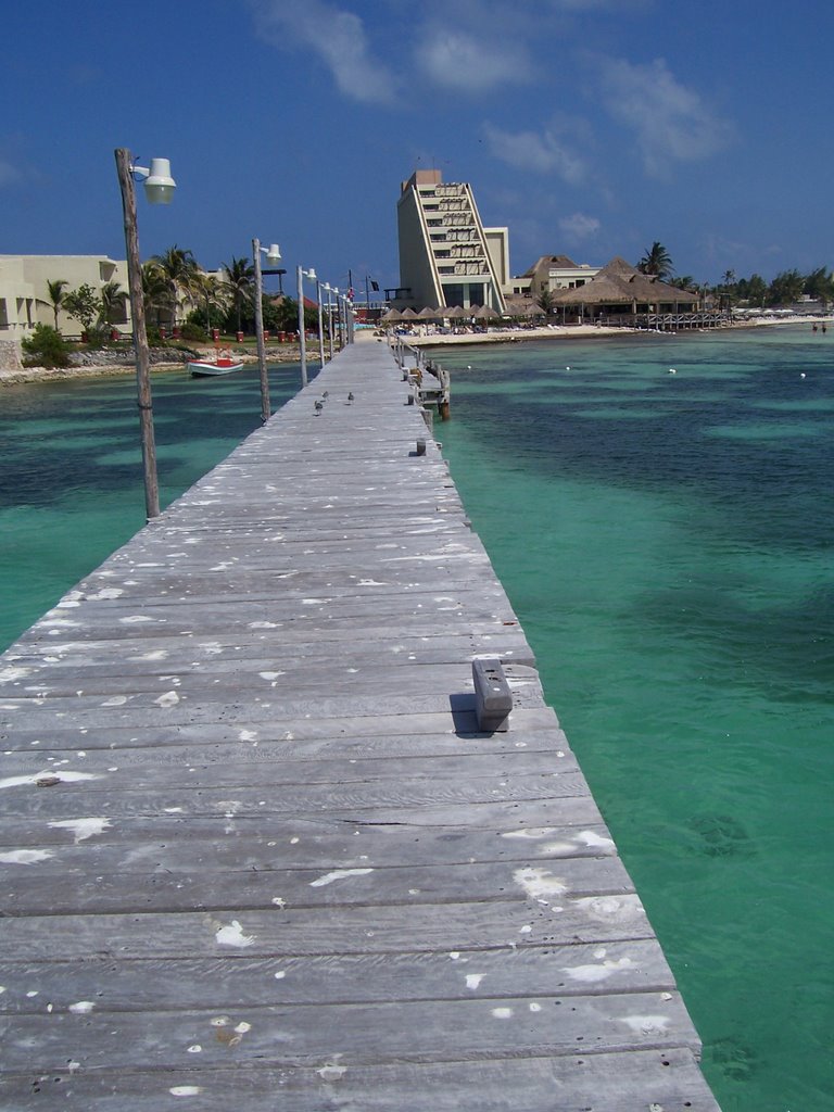 Isla Mujeres, Dock at the Avalon Reef by Land Edward Rhindres…