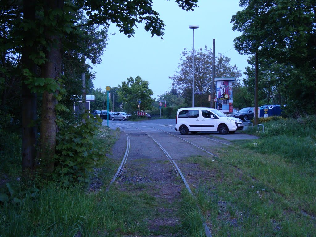 Die Strecke der Berger Strassenbahn / Gwinnerstrasse by deking