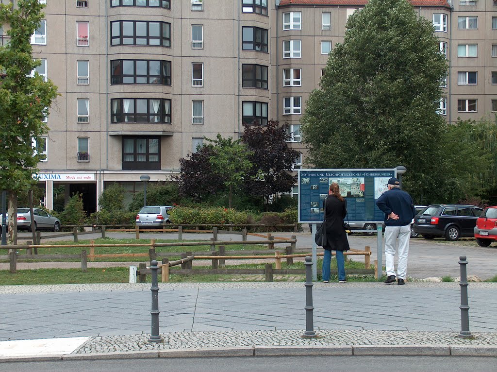 The inconspicuous site of the infamous "Fuhererbunker". by Neil in Sheffield UK