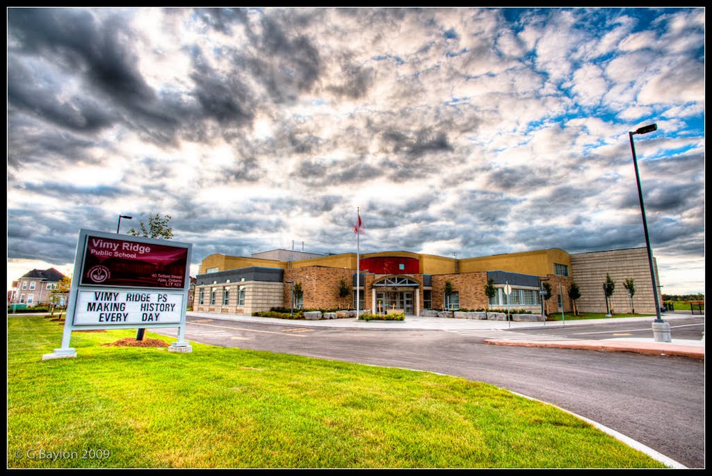 Vimmy Ridge Public School, Ajax, Ontario, Canada by G.Baylon