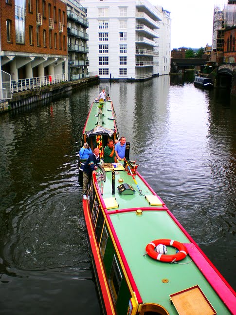 River Boat at Camden Town, London - UK by Alex Poly