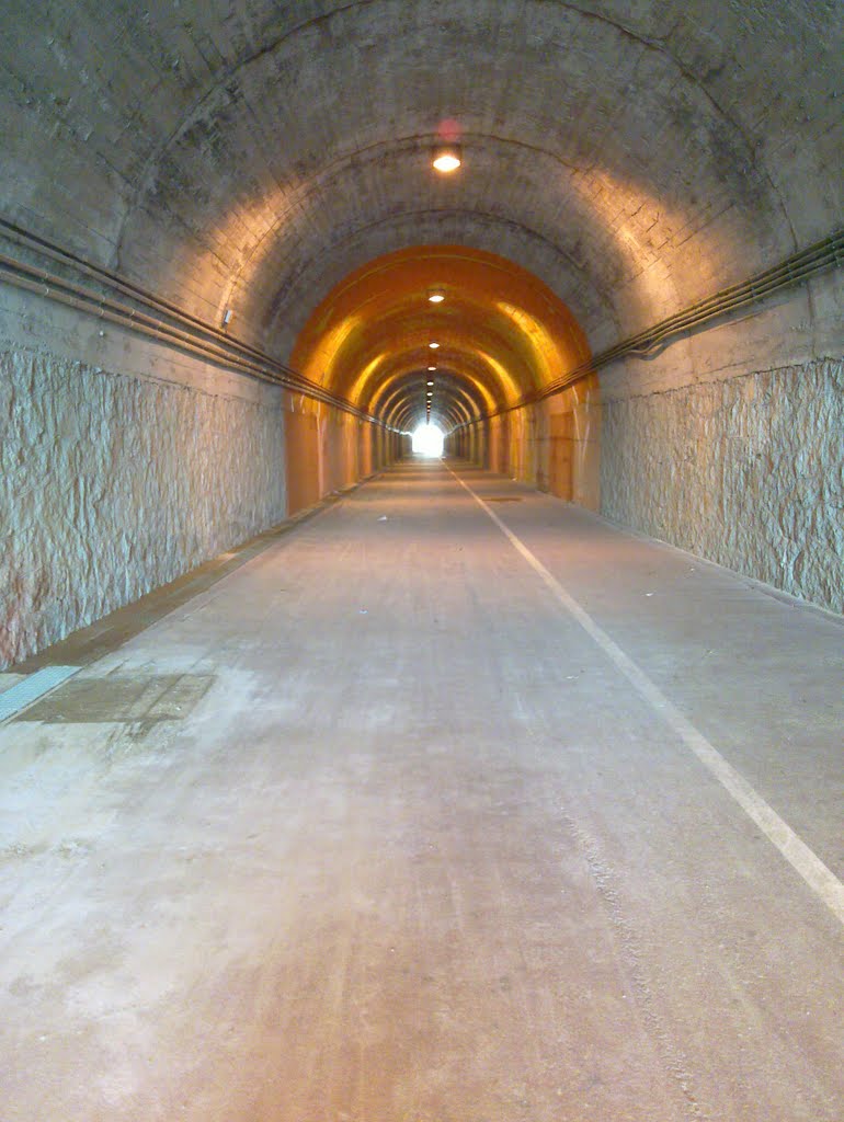 Tunel del carril bici, madrid by galizano90