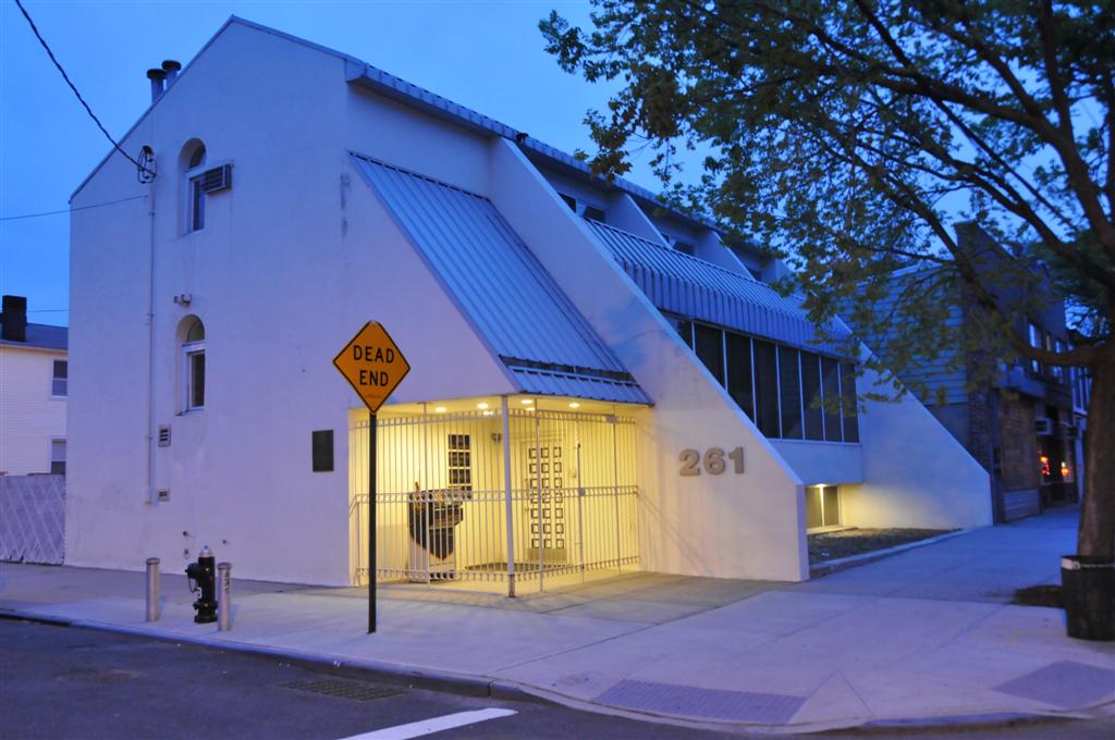 White Building at Night by F RIM