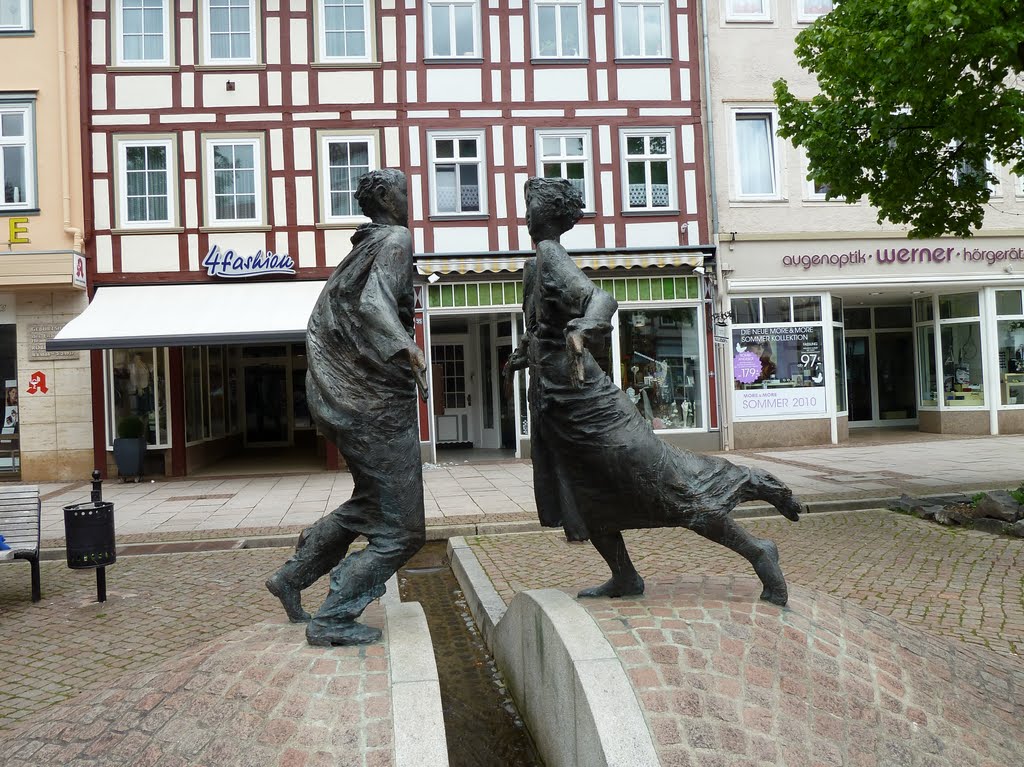 Duderstadt - Vereinigundsbrunnen by Wolfgang Spillner