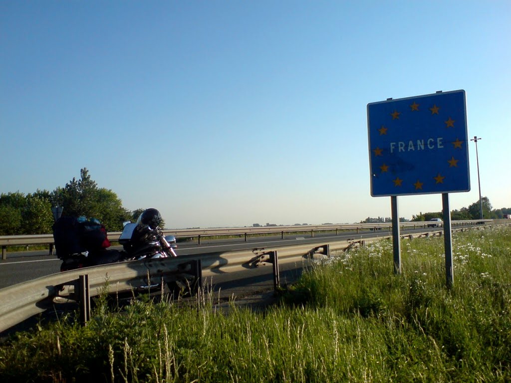 On the way to England... the border of France (2009) by Fairlane Ford