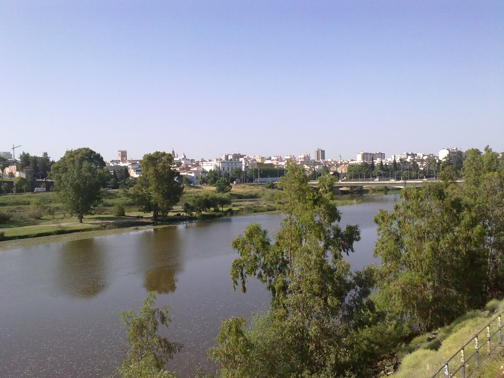 Panorámica de Badajoz y del Guadiana. Mayo de 2010 by viajeroandaluz