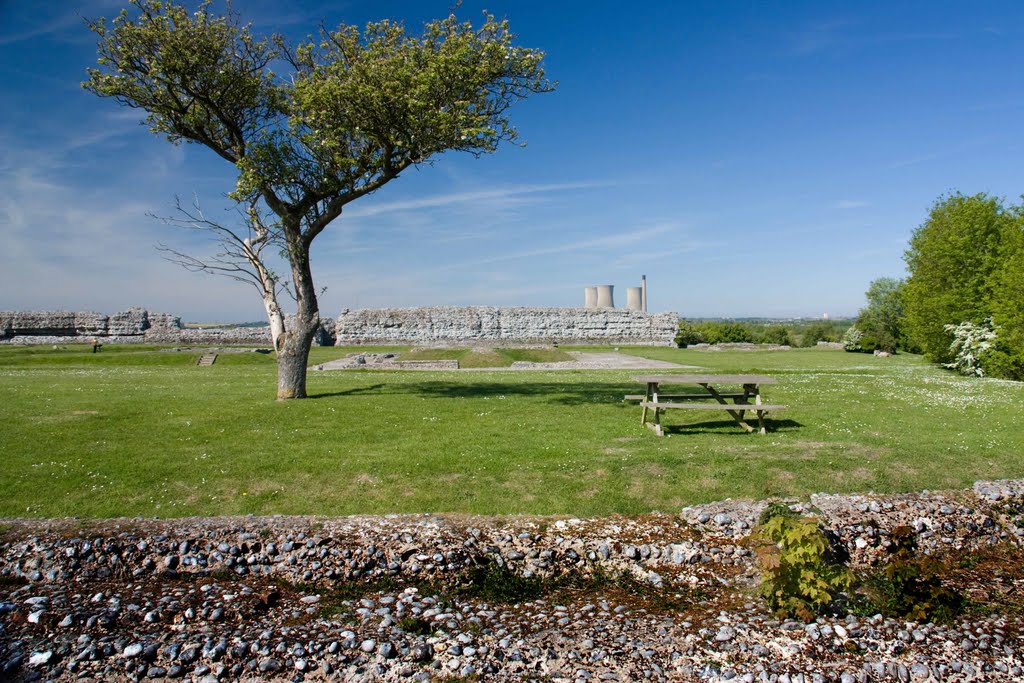 Richborough Roman Fort by Chris Seager