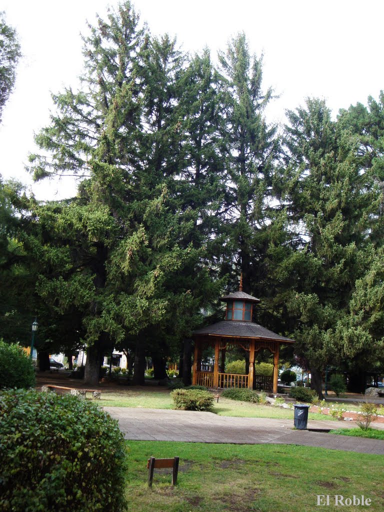 Glorieta en Plaza Sarmiento, San Martin de los Andes, Neuquen, Argentina by El.Roble3